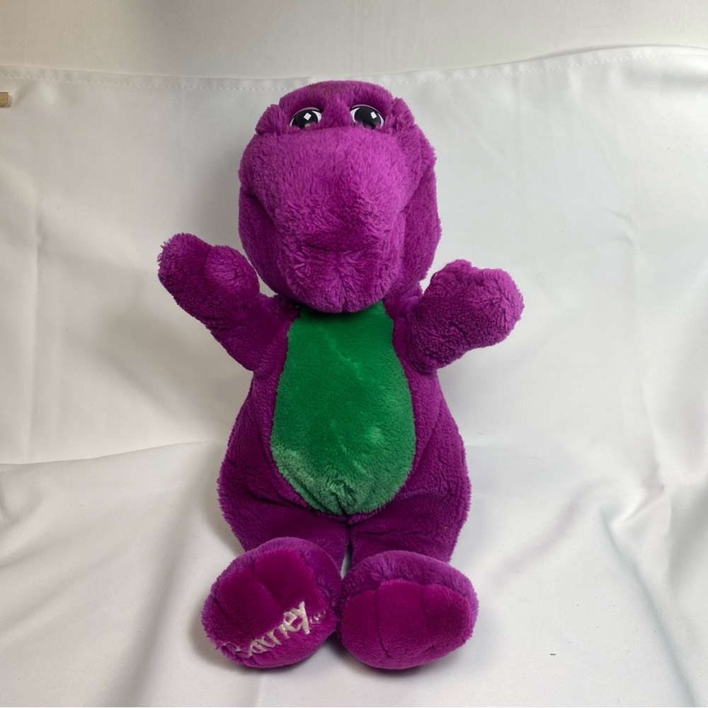 Barney the Dinosaur Plush 1992 Toy  14 inch Lyons Group Stuffed animal Toy
